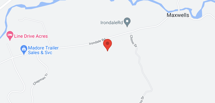 map of 1578 IRONDALE RD